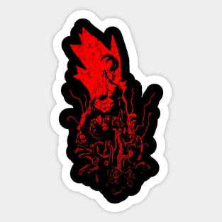 I'm fireproof, you're not, Hellboy Sticker